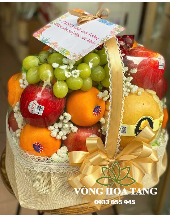 Giỏ trái cây sang trọng Giỏ trái cây sang trọng